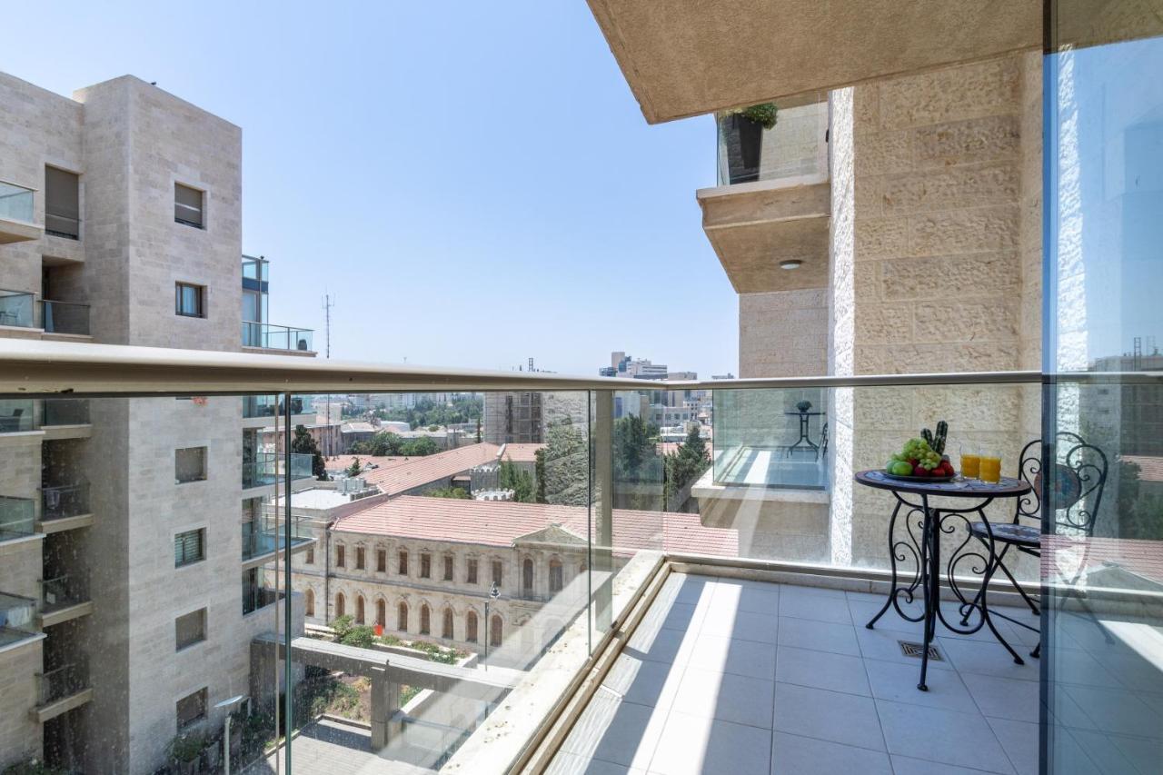 Luxury One-Bedroom Apartment/Parking In City Center Jerusalem Ngoại thất bức ảnh